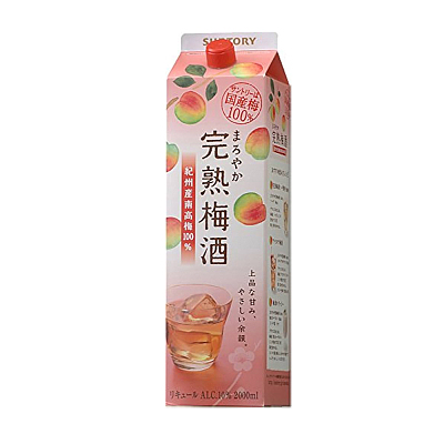 三得利 温和梅子酒 酒精度10% 纸盒装 2L