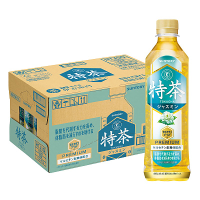 【整箱】三得利 伊右卫门 特制茉莉花特茶 500ml*24瓶/箱
