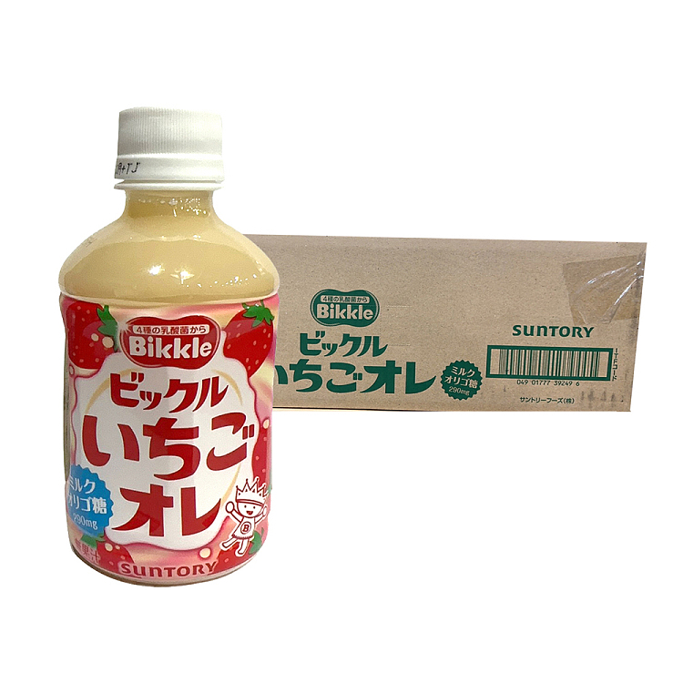 full-case-suntory-bikkle-lactic-acid-drink-strawberry-ore-flavor-280ml24-bottles-case-1
