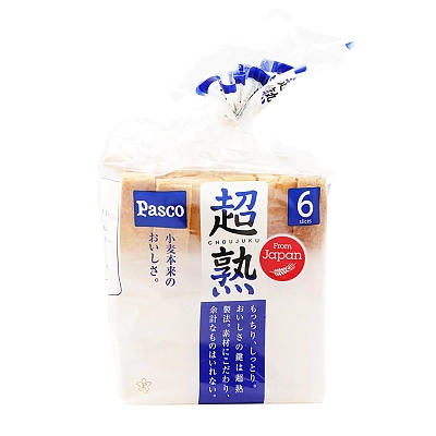 【冻】Pasco 白吐司 6片入 约374g