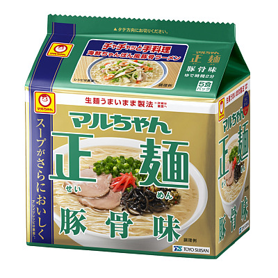 东洋水产 正面 方便面 豚骨味 5包入 440g