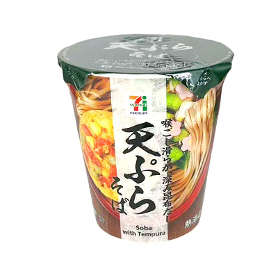 日本711自有品牌 Premium 天妇罗荞麦面 105g