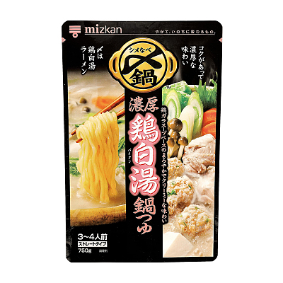 Mizkan 浓厚鸡白汤锅高汤底 750g