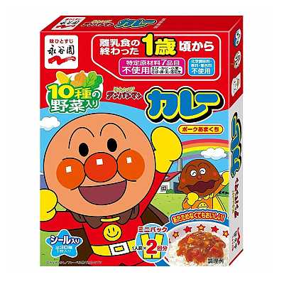 永谷园 面包超人 迷你包装 咖喱猪肉拌饭酱 100g