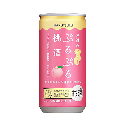 Hakutsuru 果味酒 蜜桃味 含气泡 3% 190ml