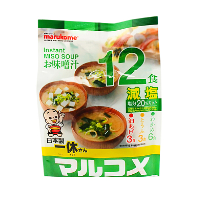 Marukome 日本合味增汤 减盐 210g
