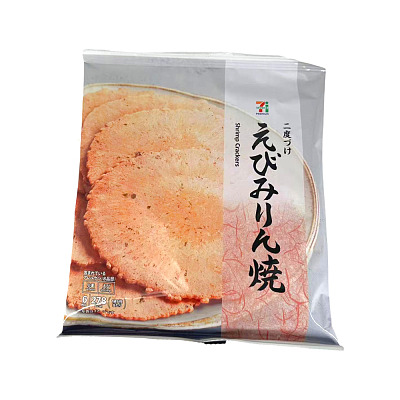 日本711自有品牌 烤虾片 85g