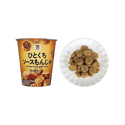 日本711自有品牌 Premium 一口酱烧汁干脆面 70g