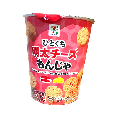 日本711自有品牌 迷你干脆面 明太子味 70g