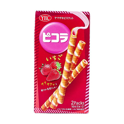 YBC Picola夹心蛋卷 草莓味 49g