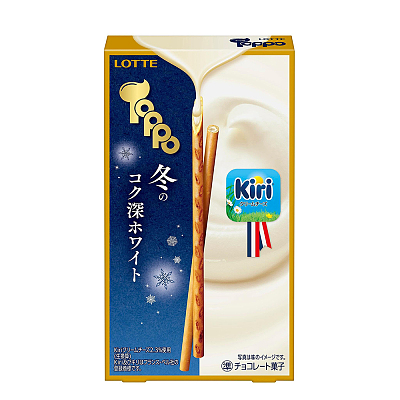 乐天 冬季白色限定 饼干棒 奶油奶酪味 72g