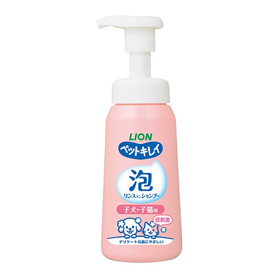 狮王 幼猫幼犬洗澡液 低刺激泡泡型 230ml