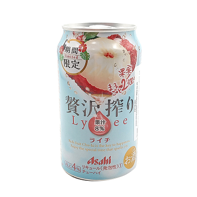Asahi 期间限定 鲜醇果榨啤酒 荔枝味 酒精含量4%