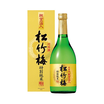 松竹梅 金箔纯米酒 15.5% 720ml