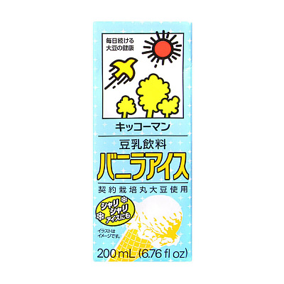 Kikkoman 豆乳饮品 香草冰淇淋味 200m
