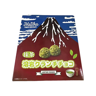 日本进口 巧克力熔岩抹茶脆 100g