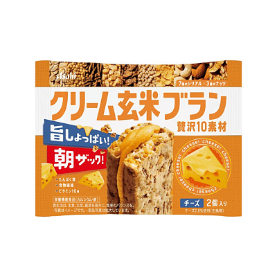 Asahi 玄米奢华十味芝士饼干 25g