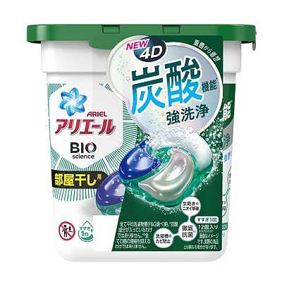 P&G 宝洁 4合1 抗菌洗衣凝珠 室内烘干专用 12枚入