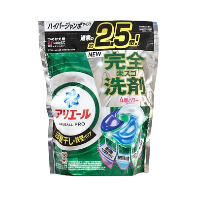 宝洁 4D碳酸洗衣凝珠 室内晾干 绿色 28个入