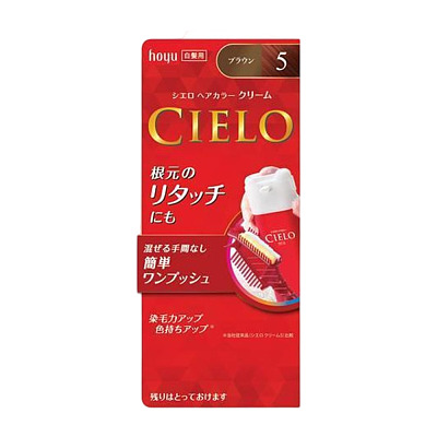 日本美源宣若 CIELO施颜 EX-染发膏  5号自然棕 40g*2