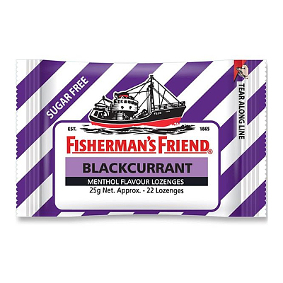Fisherman's Friend 黑加仑无糖润喉糖 25g