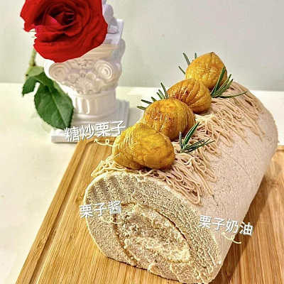 【鲜】Oishi Bakery 栗子红茶蛋糕卷 1pc