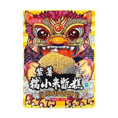 山谷贡粮 紫薯糯小米甑糕 360g