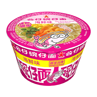 公仔 碗仔面 海鲜风味 34g