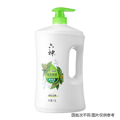 六神 清凉爽肤沐浴露 加量装 1.5L