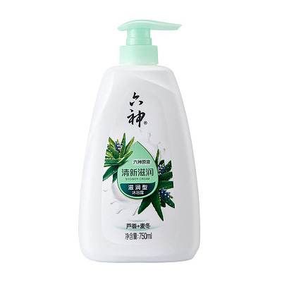 六神 清新滋润沐浴露 750ml