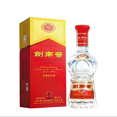 剑南春 浓香型白酒 52% 500ml