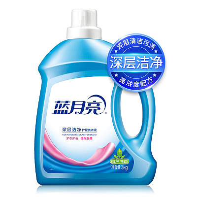 蓝月亮 深层洁净护理洗衣液 自然香 3kg