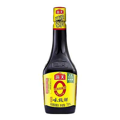 海天 0添加味极鲜酱油 750ml