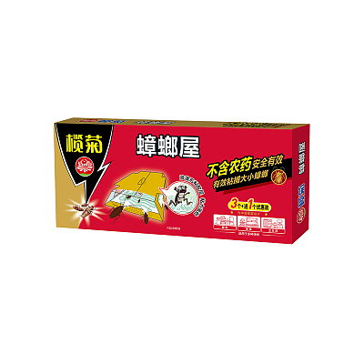 榄菊 蟑螂屋 4片入