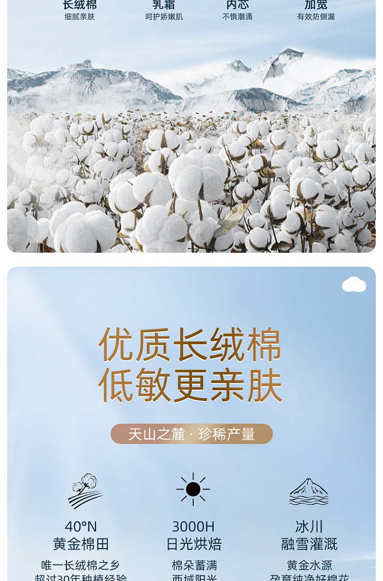 seven-degrees-space-tianshan-velvet-cotton-extreme-thin-ultra-long-night-use-5-pieces-420mm-4