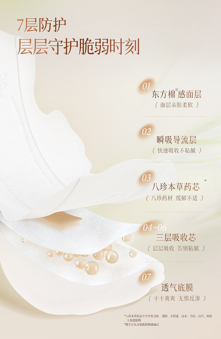 seven-degrees-of-space-small-warm-heart-oriental-cotton-series-extremely-thin-daily-sanitary-napkins-250mm-9-pieces-6