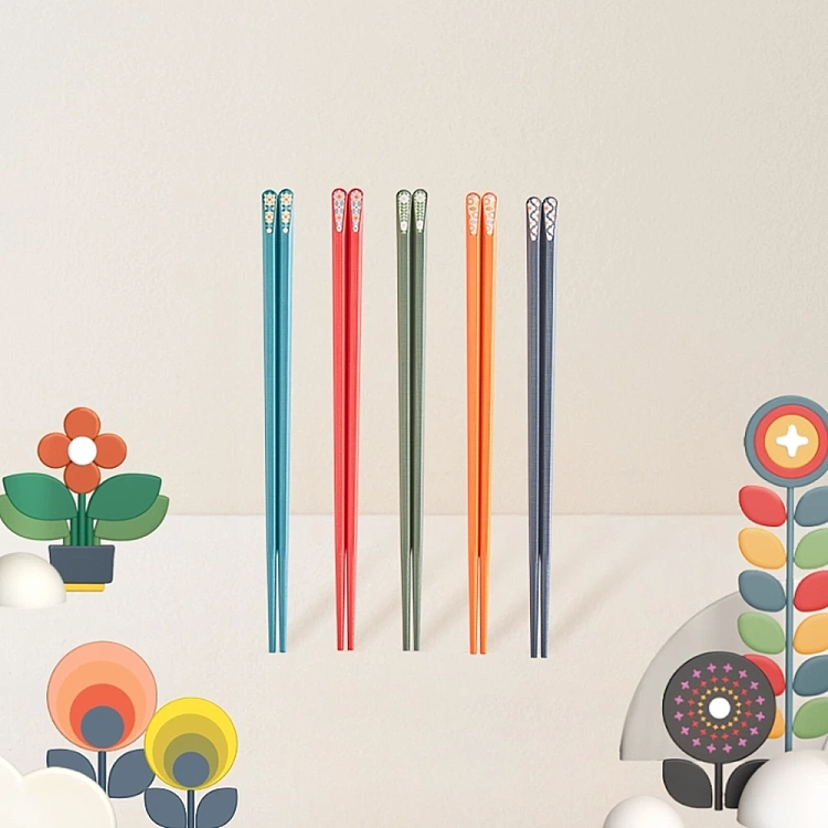 netflix-small-garden-alloy-chopsticks-japanese-style-chopsticks-5-pairs-set-4