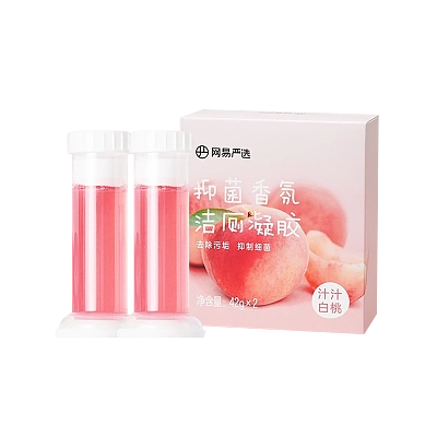 网易严选 抑菌香氛洁厕凝胶 汁汁白桃 42g*2支