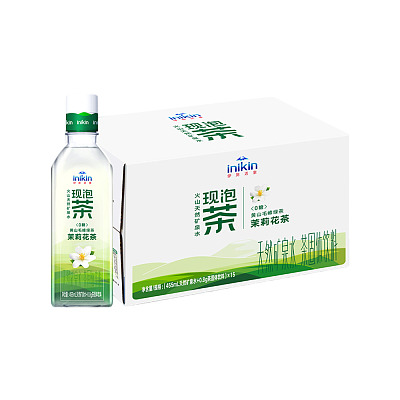 【整箱】伊利 现泡茶茉莉花茶 455ml*15