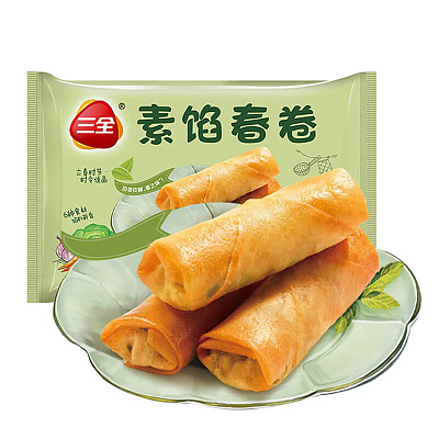 【冻】三全 素馅春卷 216g