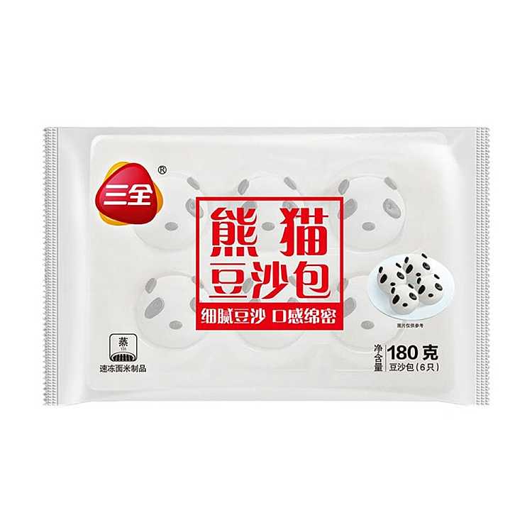 frozensanquan-panda-bean-paste-bun-6pcs-180g-4