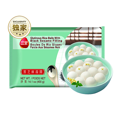 【冻】三全 凌精装 黑芝麻汤圆 400g