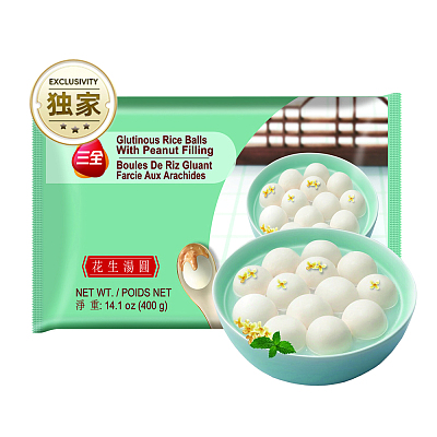 【冻】三全 凌精装 花生汤圆 400g
