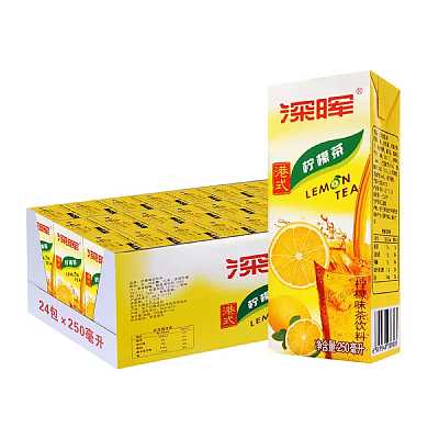 【整箱】深晖 港式柠檬茶 250ml*24盒/箱