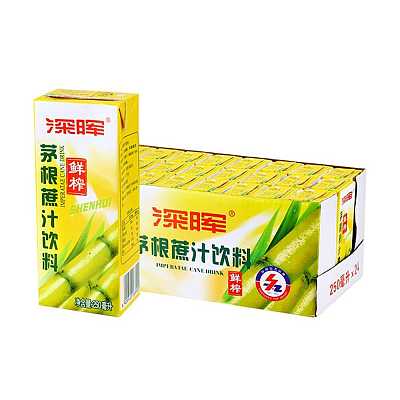 【整箱】深晖 茅根蔗汁 250ml*24盒/箱