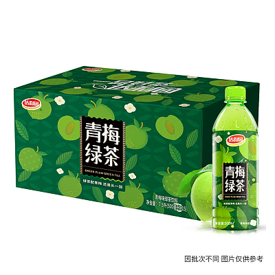 【整箱】达利园 青梅绿茶 500ml*15/箱