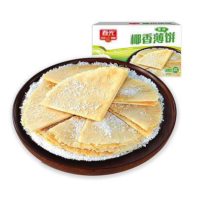 春光 椰香薄饼 椰子味 150g