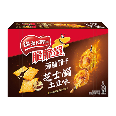 雀巢 脆脆鲨 薄脆饼干 芝士焗土豆味 260g