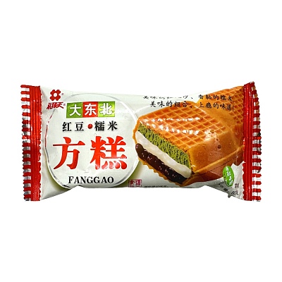 【冻】礼拜天 大东北红豆糯米方糕 80g