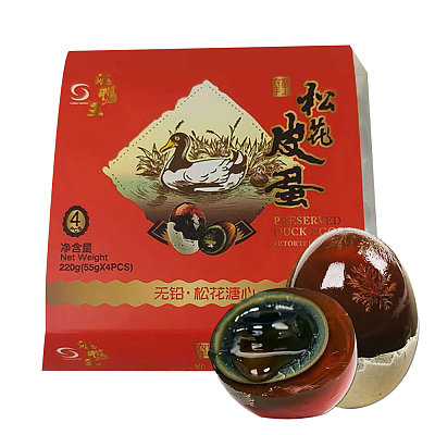 海鸭王 松花皮蛋 4pcs 220g